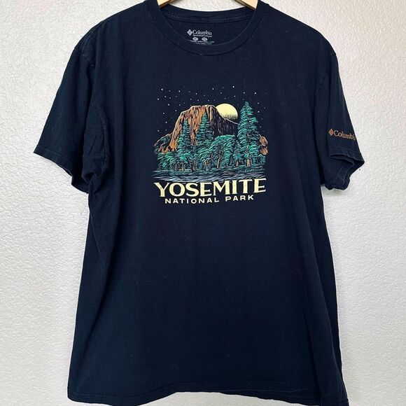 Columbia Other - Columbia Yosemite National Park Black Graphic Men’s T-Shirt XL